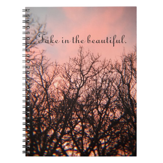 Sunset in the Woods Notebook (Front)