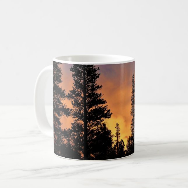 Sunset in Tuolumne Meadows, Yosemite, CA Coffee Mug (Front Left)