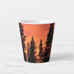 Sunset in Tuolumne Meadows, Yosemite, CA Latte Mug