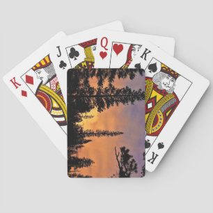 Sunset in Tuolumne Meadows, Yosemite, CA Playing Cards