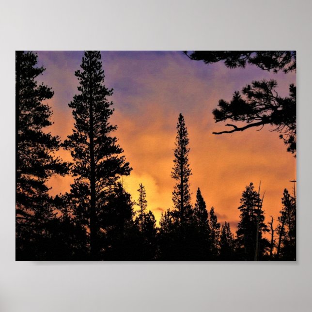 Sunset in Tuolumne Meadows, Yosemite, CA Poster (Front)