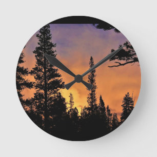 Sunset in Tuolumne Meadows, Yosemite, CA Round Clock