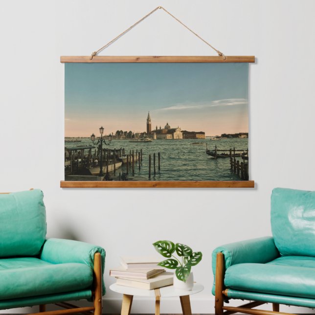 Sunset in Venice  Hanging Tapestry (Living Room)