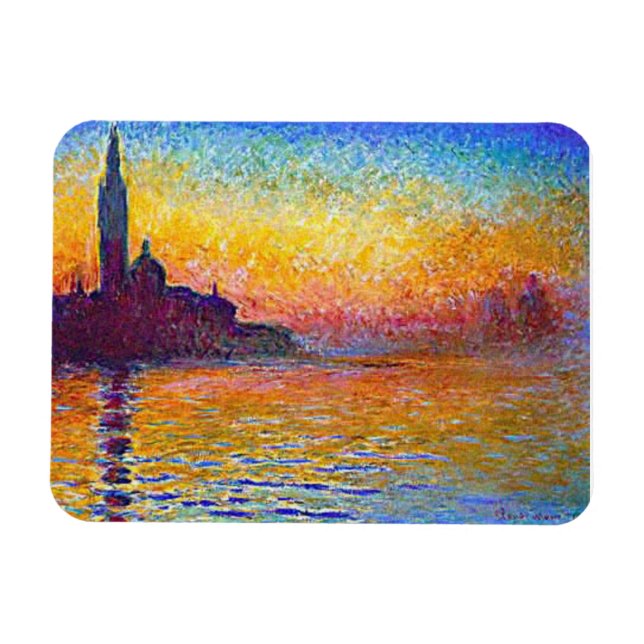 Sunset in Venice, Italy Magnet (Horizontal)