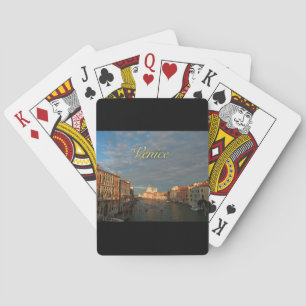 Sunset in Venice Italy Playing Cards