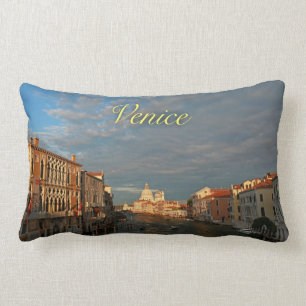 Sunset in Venice Italy - Romantic Lumbar Cushion