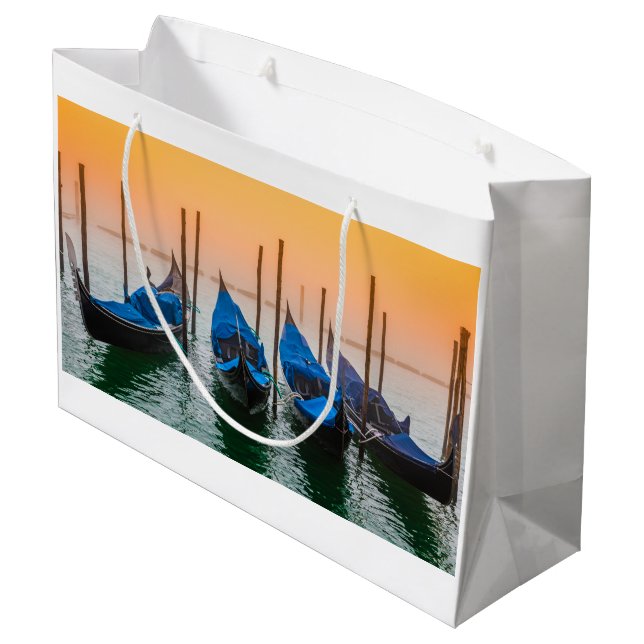 Sunset in Venice Large Gift Bag (Back Angled)