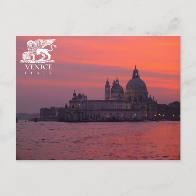 Sunset in Venice Postcard (Front)