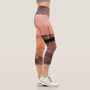 Sunset in Zanzibar Capri Leggings