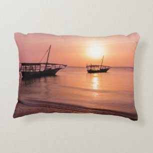 Sunset in Zanzibar Decorative Cushion