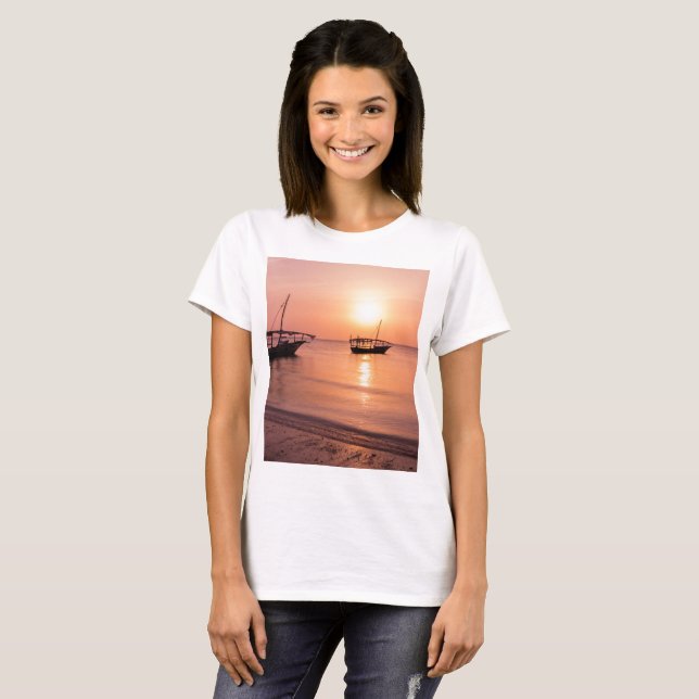 Sunset in Zanzibar T-Shirt (Front Full)