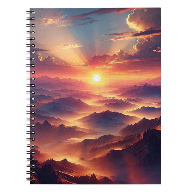 Sunset Inspiration Notebook (Front)