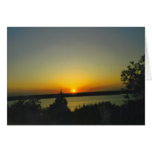 Sunset Inspirational  Note Card