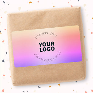 Sunset Inspired Ombre   Return Address or Product
