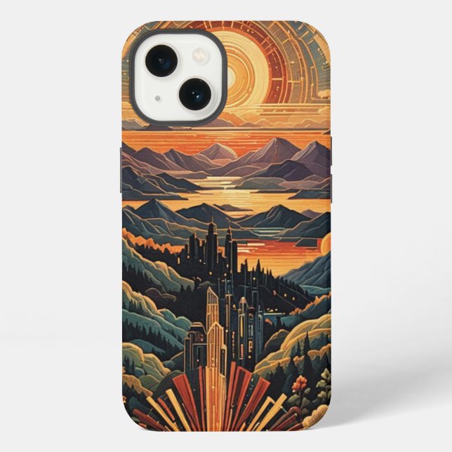 Sunset  iPhone case (Back)