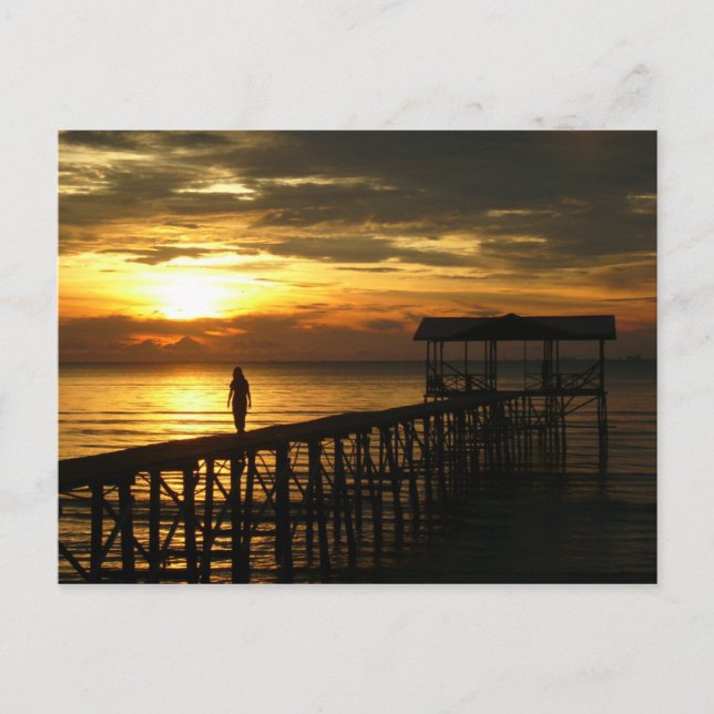 Sunset Jetty Postcard (Front)