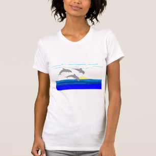 Sunset Jumping Dolphins shirt