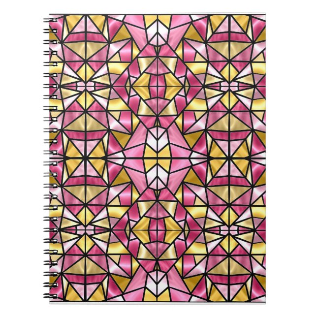 Sunset Kaleidoscope  Notebook (Front)