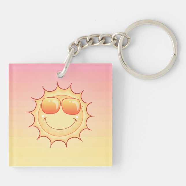 Sunset Key Ring (Back)