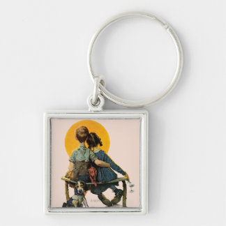 Sunset Key Ring