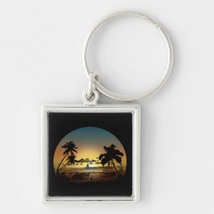 Sunset Key Ring