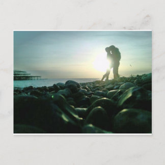 Sunset Kiss Postcard