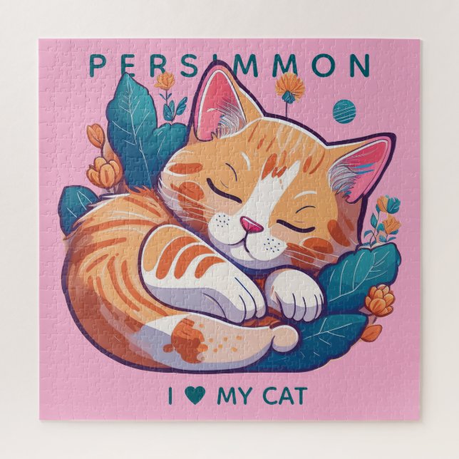 Sunset Kitty Jigsaw Puzzle (Vertical)