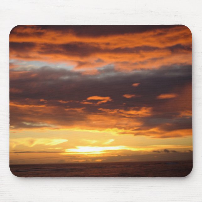 Sunset Lahaina Maui Hawaii Mouse Pad (Front)