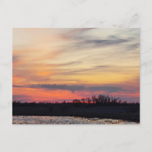 Sunset, Lake Erie, Ohio Postcard