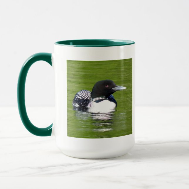 Sunset Lake Loon Mug (Left)