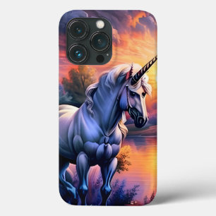 Sunset Lake River Unicorn Seven iPhone 13 Pro Case