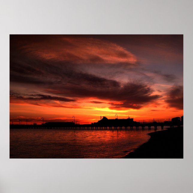 Sunset - Landscape Cityscape Nature Scenery Poster (Front)