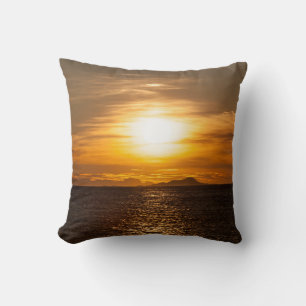 Sunset Landscape Photo Cushion