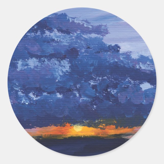 Sunset Landscape Stickers (Front)