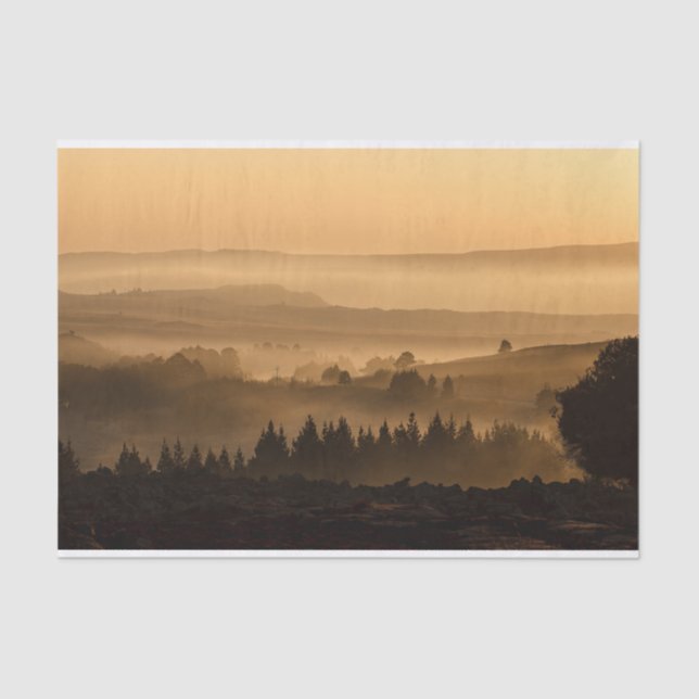 Sunset landscape tissue paper (Front)
