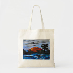 Sunset Landscape Tote Bag