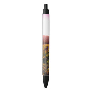 Sunset Landscape with Dog Art Photography Pen
