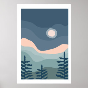 Sunset landscapes poster