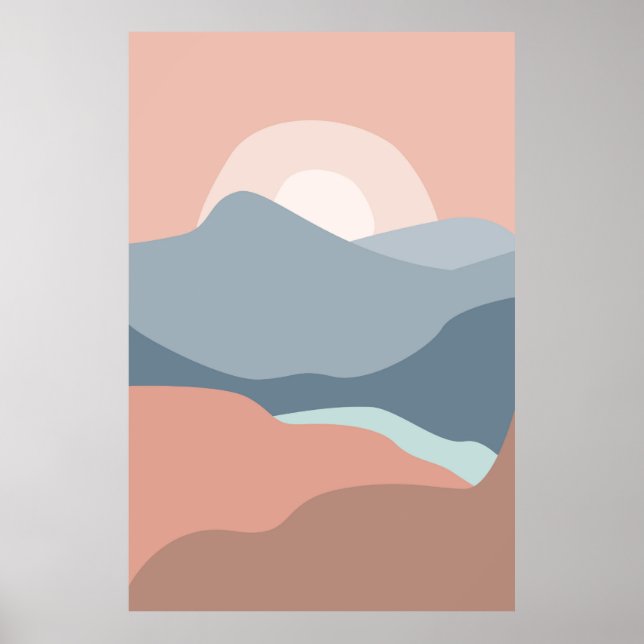 Sunset landscapes poster (Front)