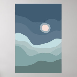 Sunset landscapes poster