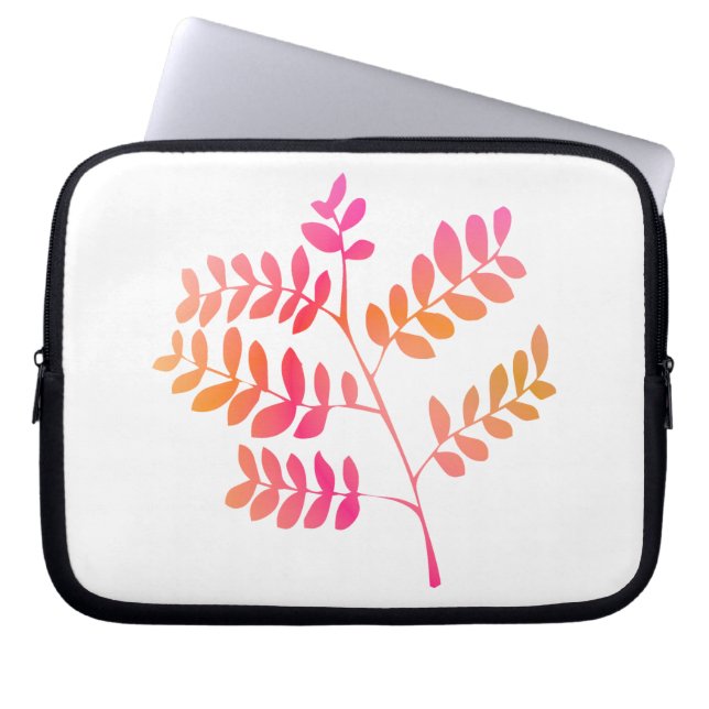 Sunset Leaves  Laptop Sleeve (Front)