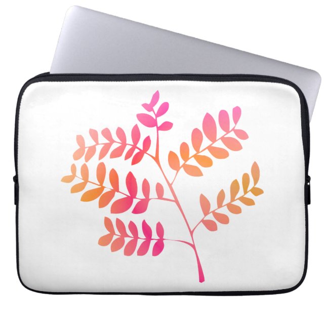 Sunset Leaves  Laptop Sleeve (Front)