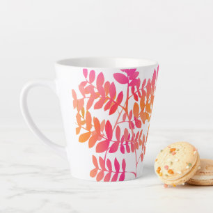 Sunset Leaves  Latte Mug