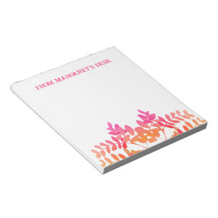 Sunset Leaves Notepad