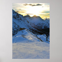 Sunset Lech am Arlberg Austrian Alps Austria Photo