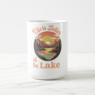 Sunset Life is Better At The Lake Coffee Mug