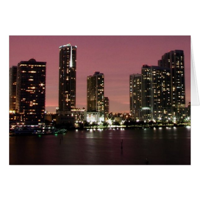 Sunset light over Miami after a storm (Front Horizontal)