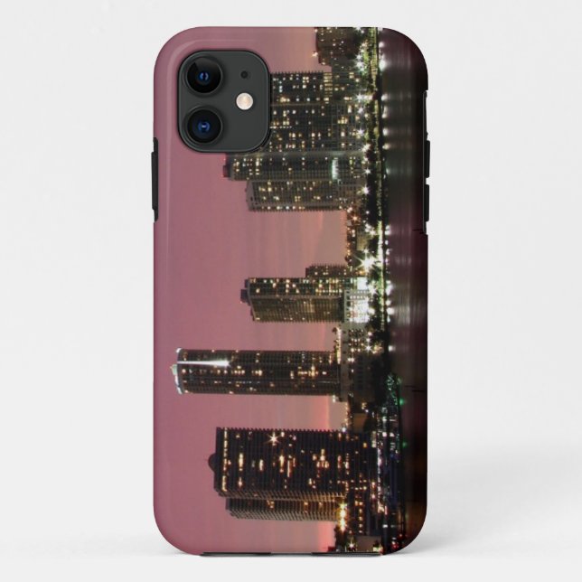 Sunset light over Miami after a storm Case-Mate iPhone Case (Back)