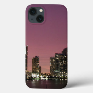 Sunset light over Miami after a storm iPhone 13 Case