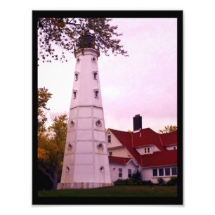 Sunset Lighthouse Photo Print